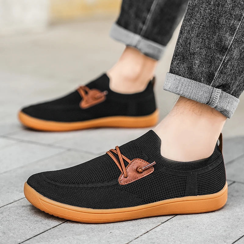 AirFlex Wide – Sapatos Barefoot Respiráveis De Grande Tamanho Para Homem