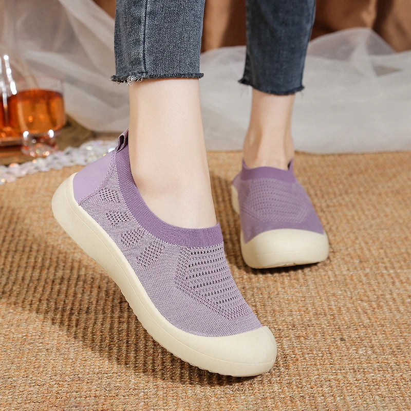 SoftStride Air – Sapatos barefoot respiráveis slip-on unissexo