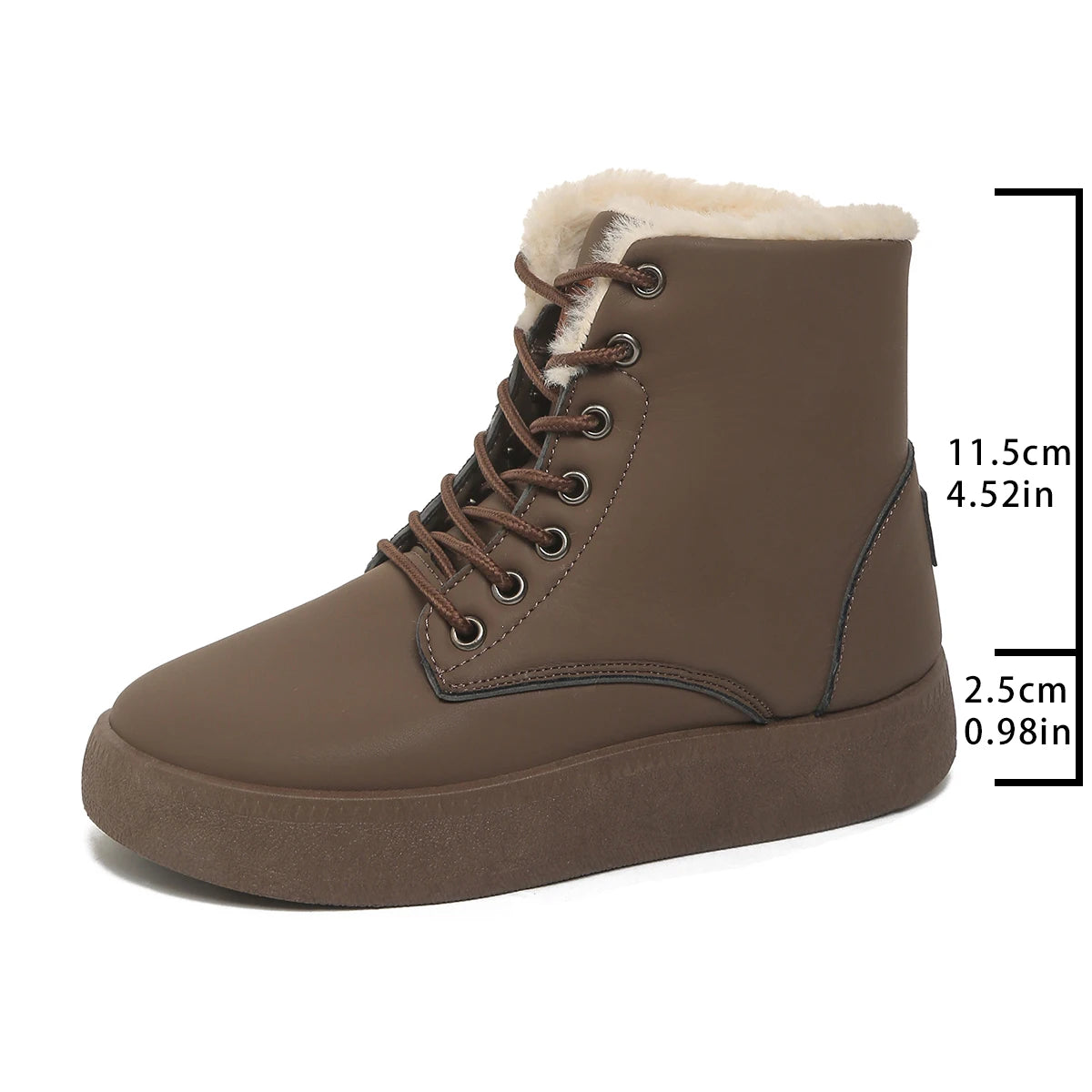 Nevora - Botas Femininas de Neve Impermeáveis e Forradas