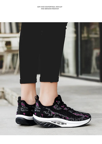 AirMotion Lift – Ténis Plataforma Conforto Femininos