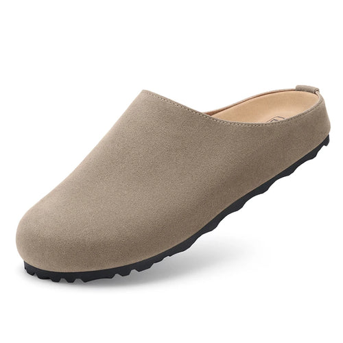 Velura Ease – Mules Barefoot em Camurça Vegan Conforto Natural