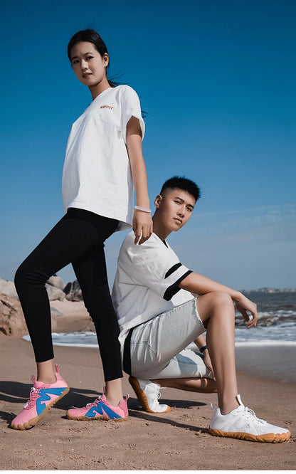 AquaStride Flow – Sapatos Barefoot de Verão Unissexo
