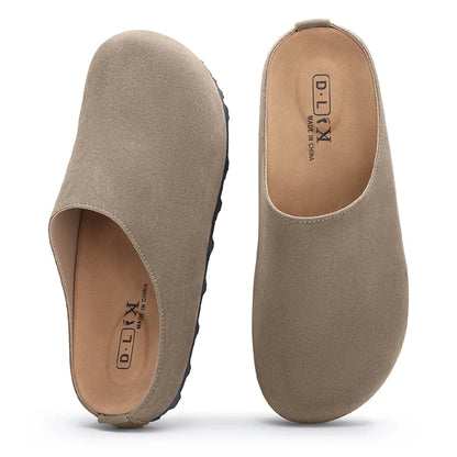 Velura Ease – Mules Barefoot em Camurça Vegan Conforto Natural