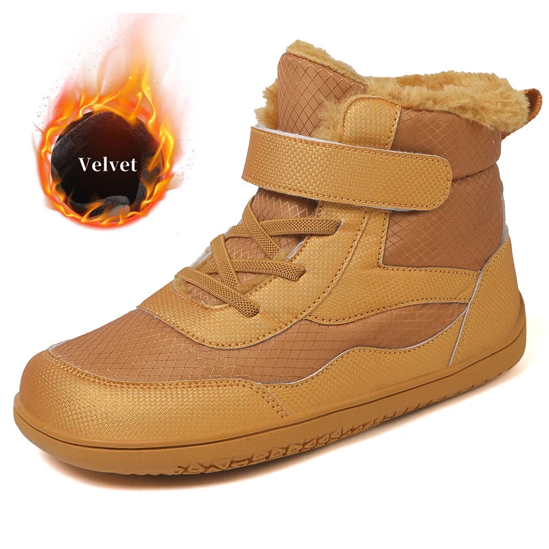 Nivaro Kids - Botas Barefoot Infantis Impermeáveis