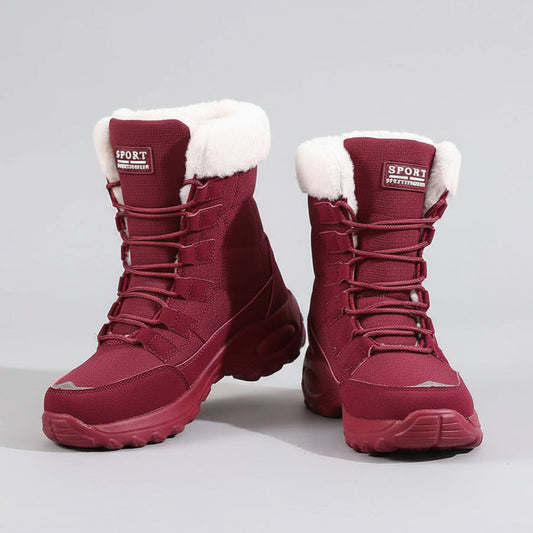 Bottes Hiver Femme Imperméables Chaudes Confort MiMollet