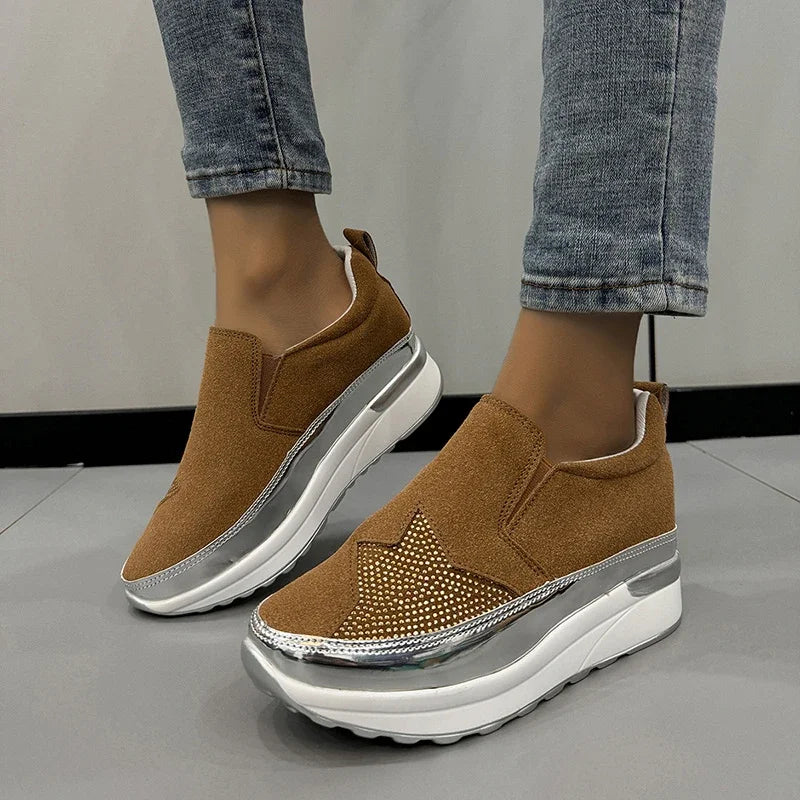 Baskets Anna Fashion Star - Élégantes et confortables