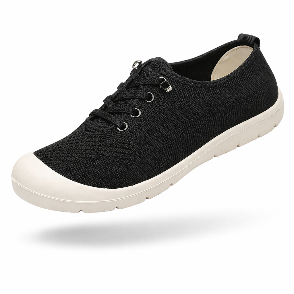 FlexWalk Barefoot Lady - Sapatos Barefoot Senhora Slip-On Respiráveis Antiderrapantes