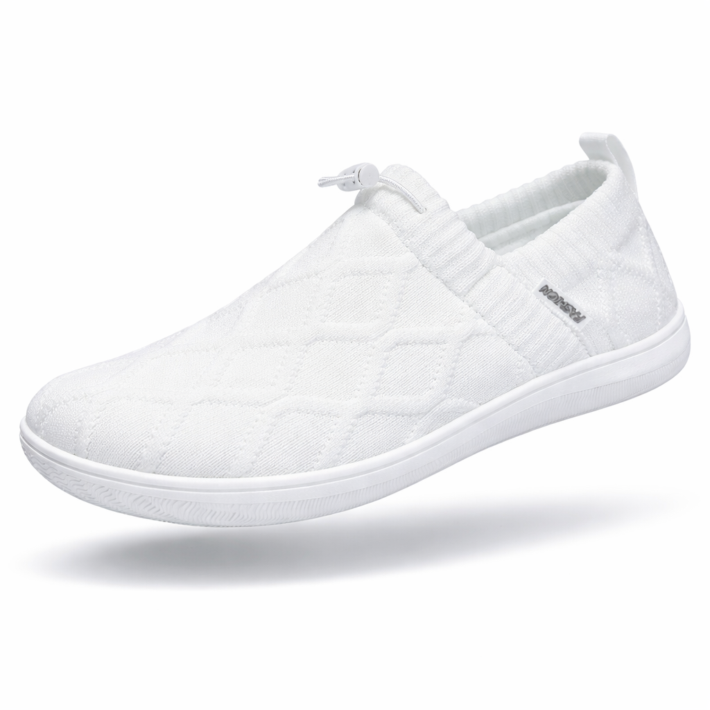 FlexBare Comfort - Ténis Barefoot Senhora Pé Largo Slip-On Respiráveis