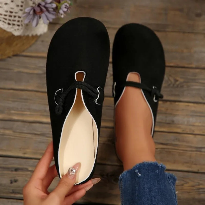 Veloura Barefoot Lady - Loafers Barefoot Senhora Camurça Casual Slip-On