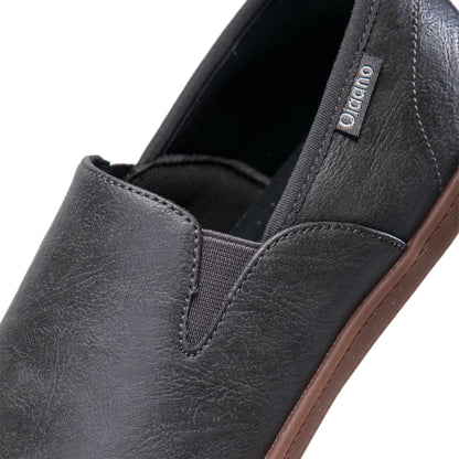 OfficeFlex Leather – Sapatos Minimalistas Com Biqueira Larga Em Pele Para Homem