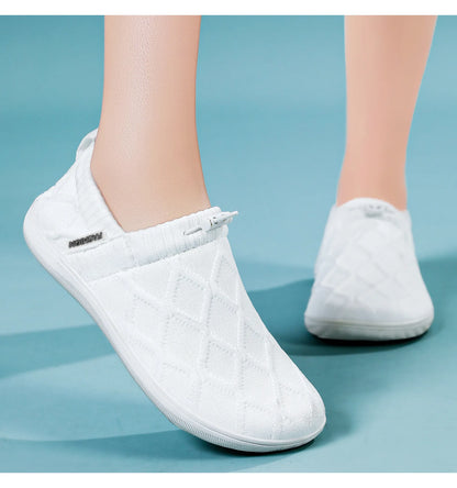 FlexBare Comfort - Ténis Barefoot Senhora Pé Largo Slip-On Respiráveis