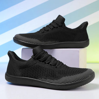 AirKnit Motion – Sapatos Barefoot Respiráveis Com Biqueira Larga Unissexo