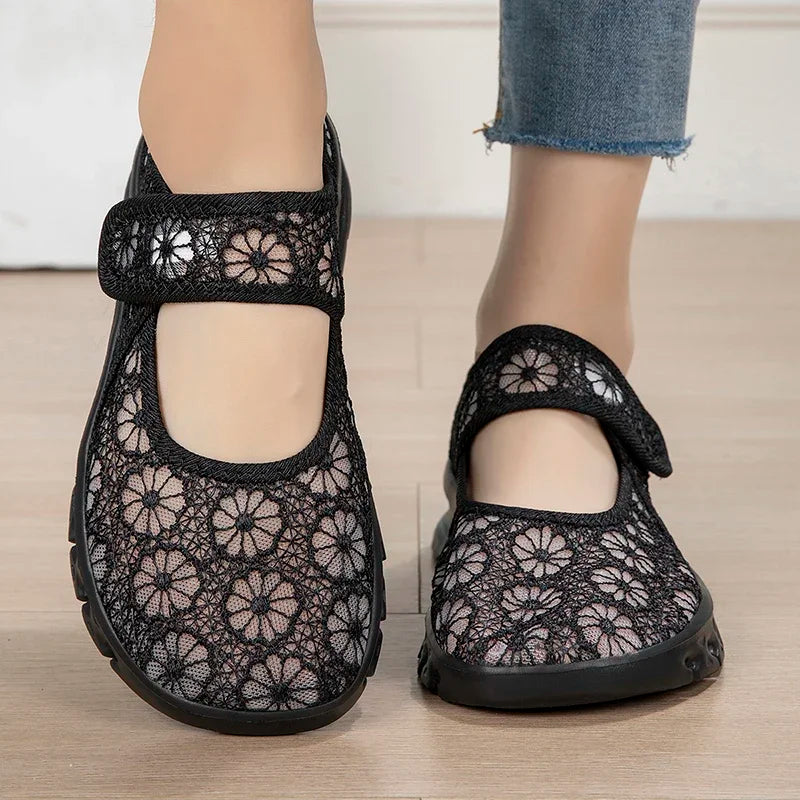 CloudStep Air – Sapatos barefoot respiráveis de biqueira larga para mulher