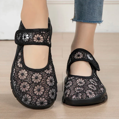 CloudStep Air – Sapatos barefoot respiráveis de biqueira larga para mulher