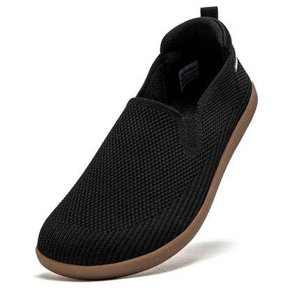 CloudStep Flow – Sapatos barefoot slip-on respiráveis unissexo