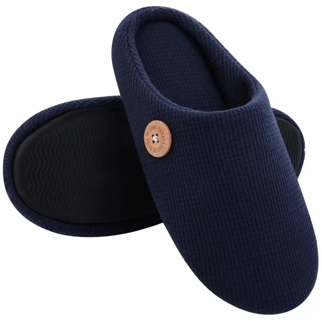Veldran - Pantufas Unissexo Acolchoadas com Sola Antiderrapante