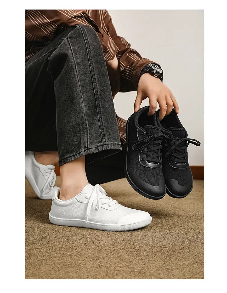 RelaxFlow Air – Sapatos Barefoot Minimalistas Com Biqueira Larga Unissexo