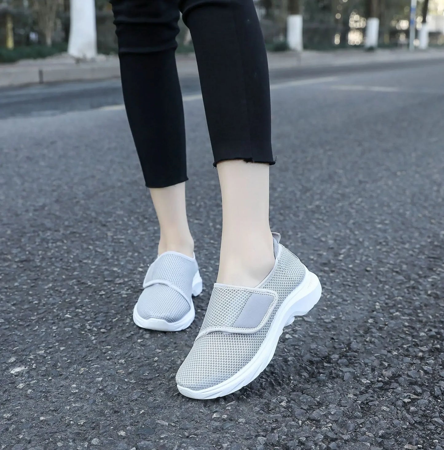 OrthoEase Comfort – Sapatos Ortopédicos Barefoot com Velcro
