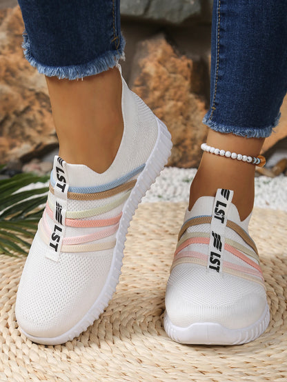ColorEase Lady - Ténis Senhora Slip-On Leves Respiráveis Verão