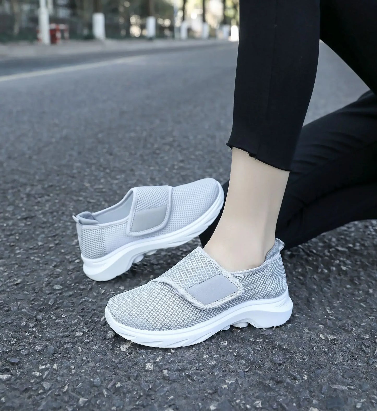 OrthoEase Comfort – Sapatos Ortopédicos Barefoot com Velcro