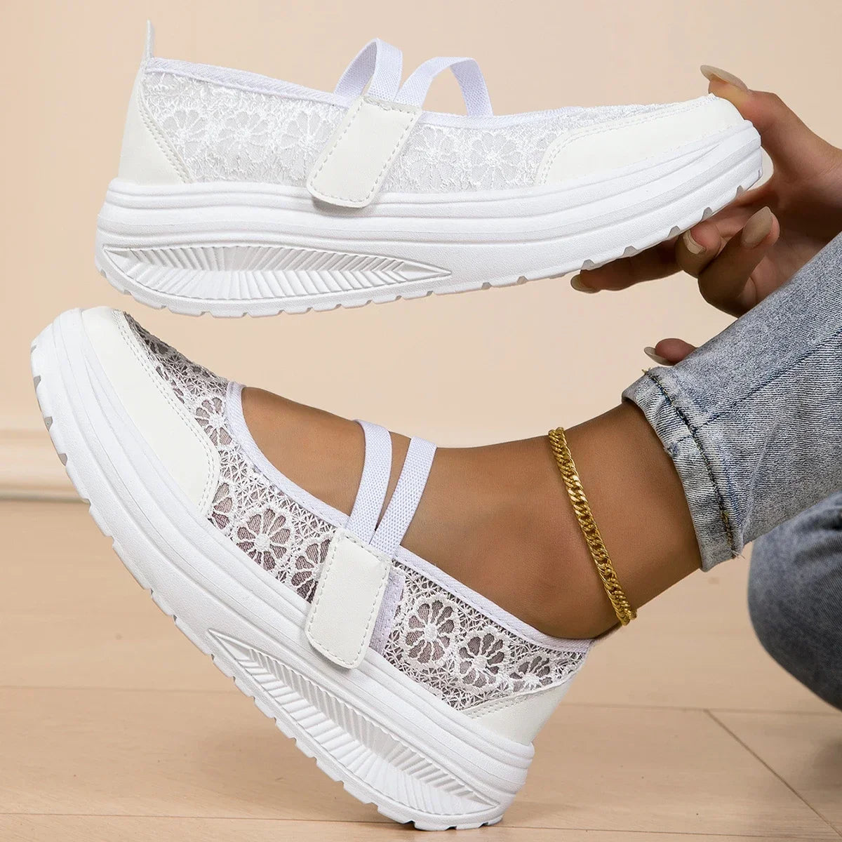 CloudStep Breeze – Sapatos respiráveis e confortáveis para mulher