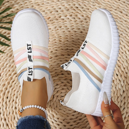 ColorEase Lady - Ténis Senhora Slip-On Leves Respiráveis Verão