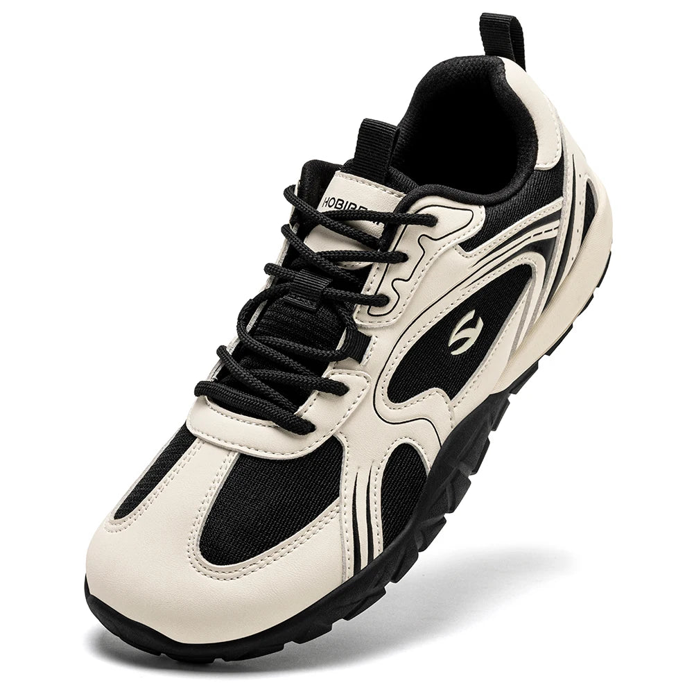 TerraFlex Retro – Sapatos barefoot minimalistas com biqueira larga unissexo