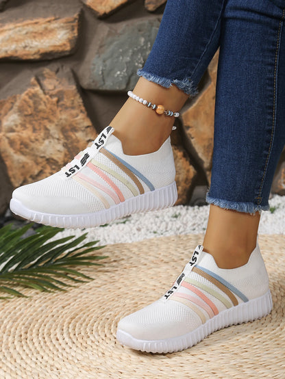 ColorEase Lady - Ténis Senhora Slip-On Leves Respiráveis Verão