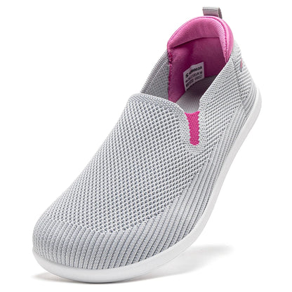 CloudStep Flow – Sapatos barefoot slip-on respiráveis unissexo