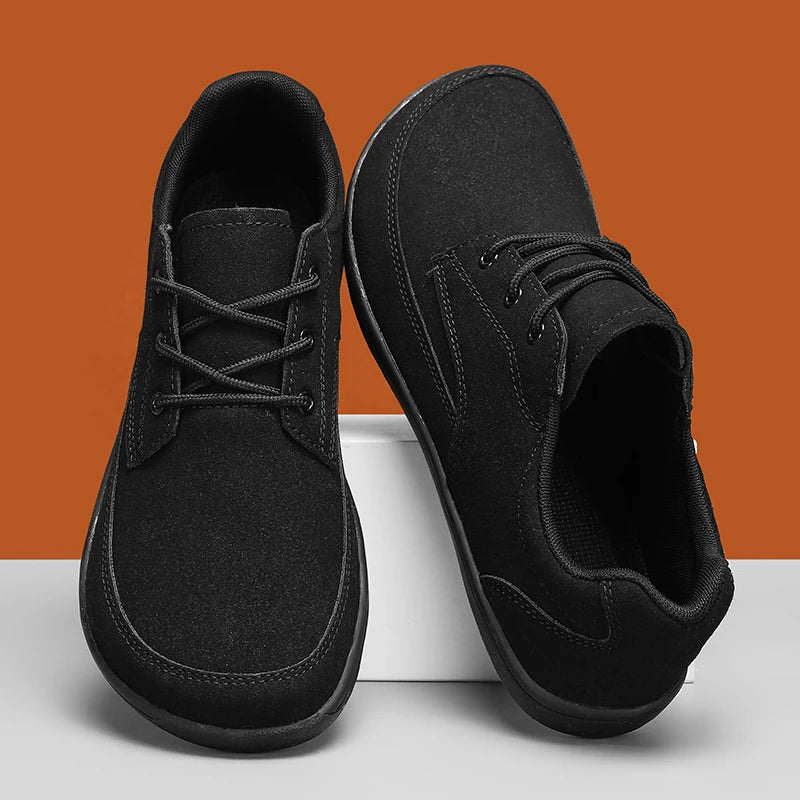 FlexUrban Split – Sapatos Barefoot Minimalistas Em Pele Sintética Para Homem