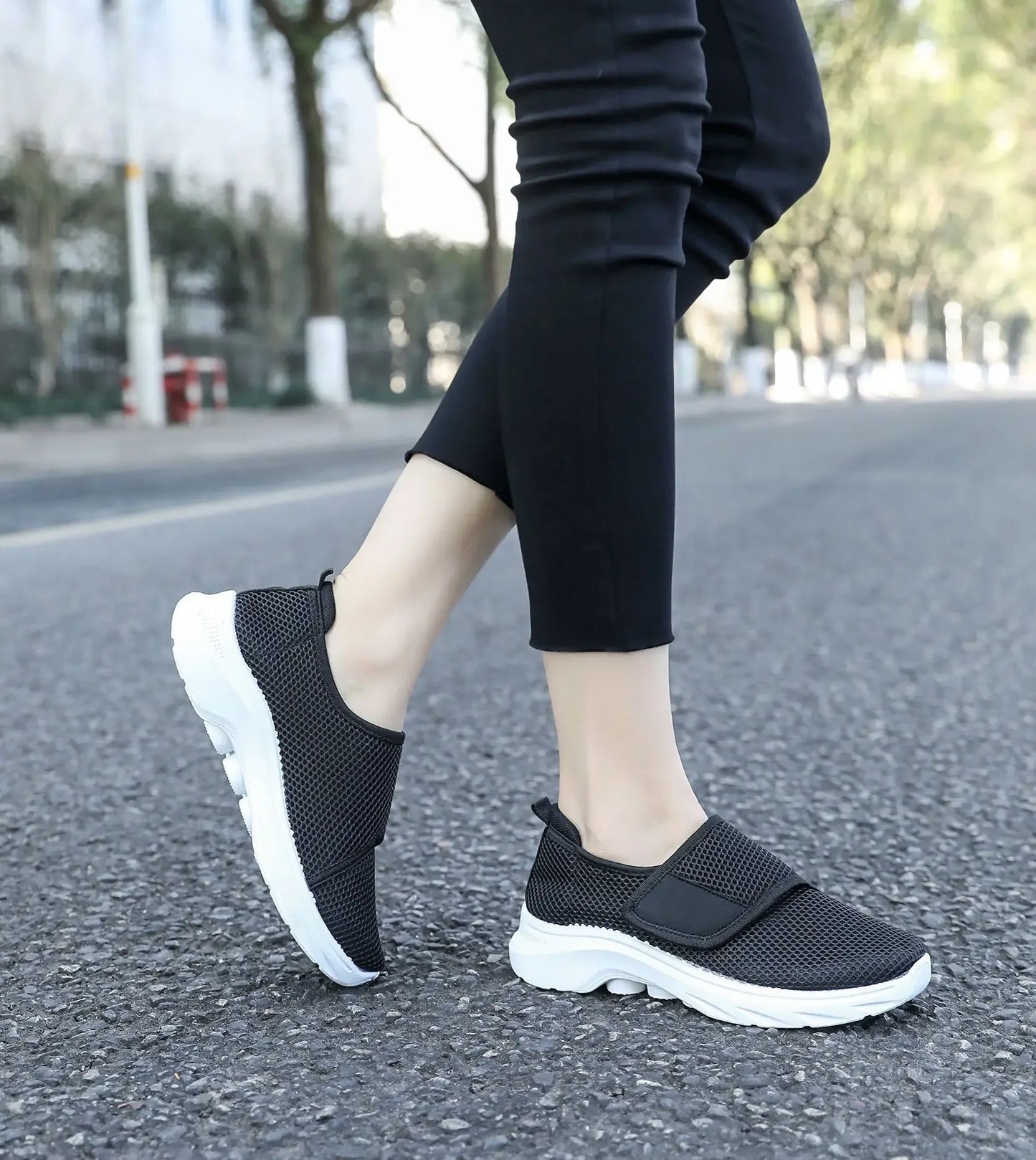 OrthoEase Comfort – Sapatos Ortopédicos Barefoot com Velcro