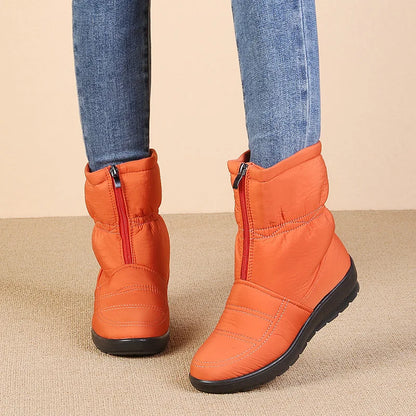 Nivelle - Botas Femininas de Inverno Impermeáveis e Forradas