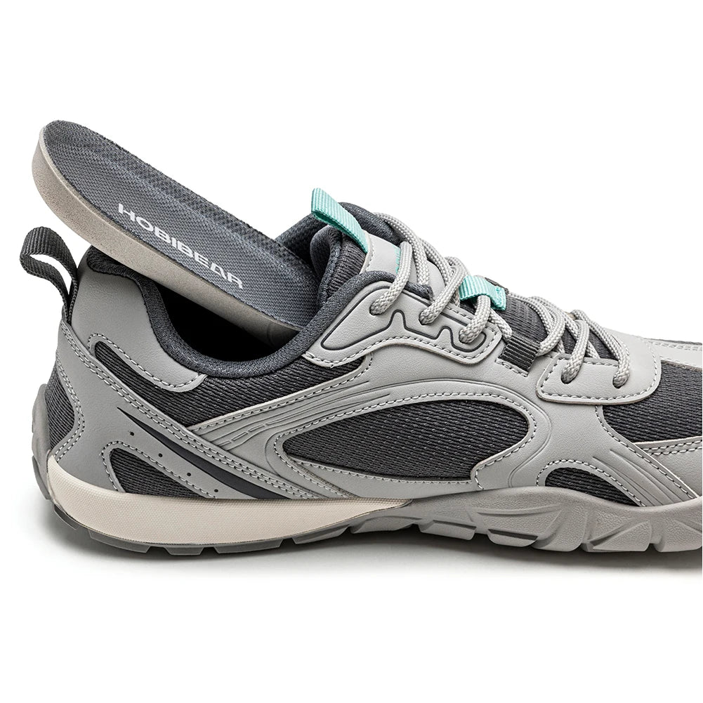 TerraFlex Retro – Sapatos barefoot minimalistas com biqueira larga unissexo