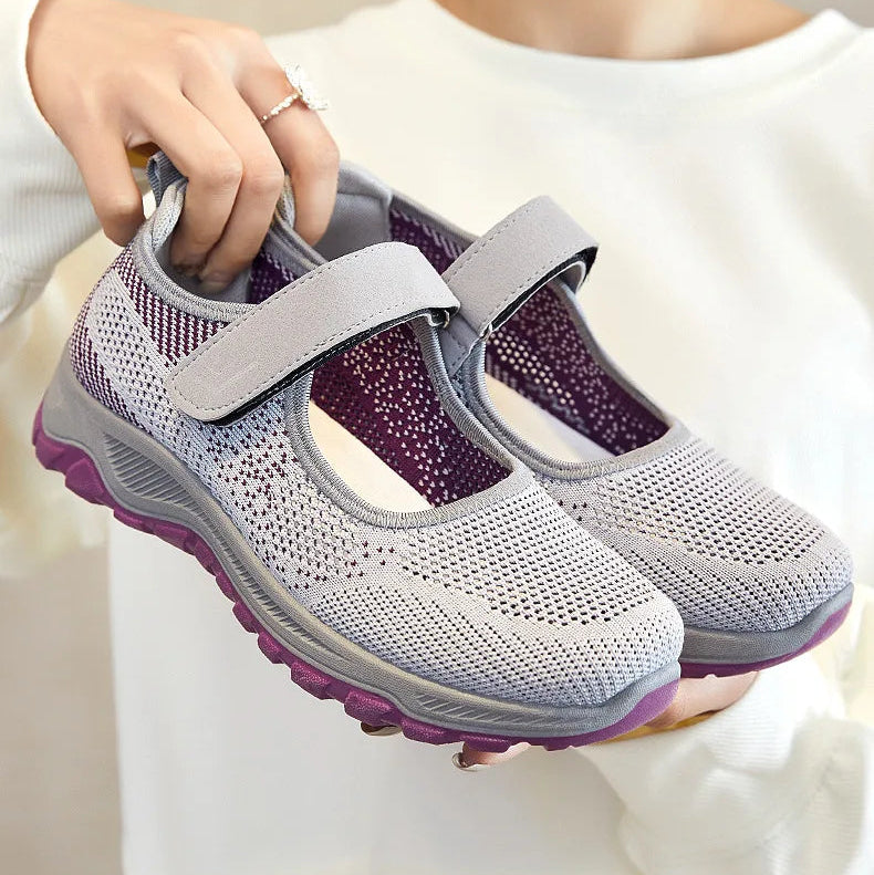 OrthoBare Comfort Lady - Sapatos Barefoot Ortopédicos Senhora Slip-On Respiráveis