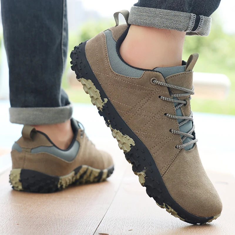UrbanGrip Leather – Sapatos Desportivos Em Pele Com Biqueira Larga Para Homem