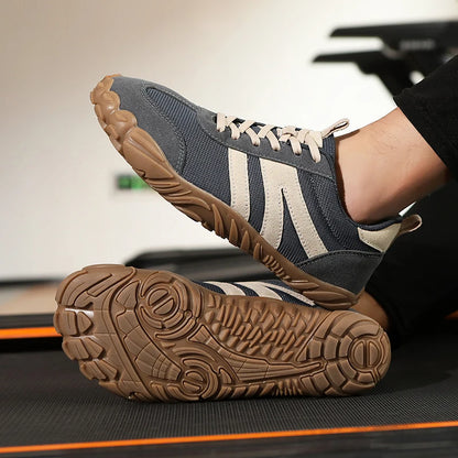 RetroStride – Sapatos Barefoot Unissexo de Biqueira Larga e Sola Zero Drop