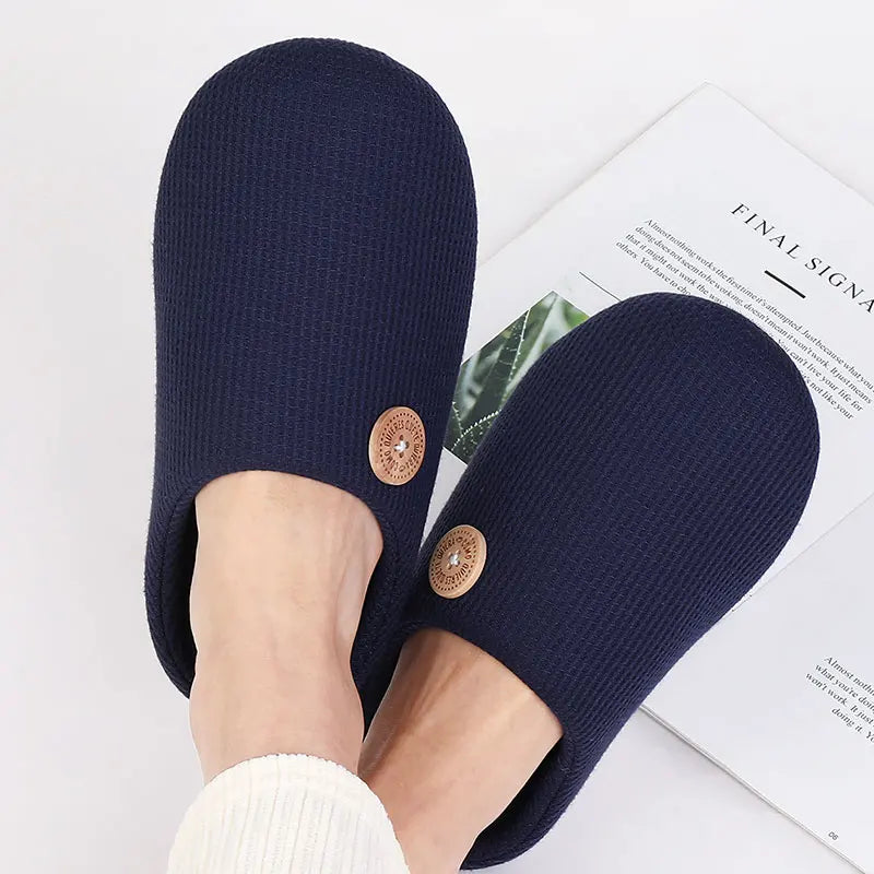 Veldran - Pantufas Unissexo Acolchoadas com Sola Antiderrapante