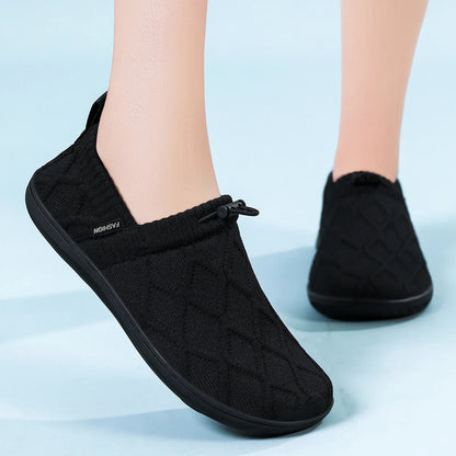 FlexBare Comfort - Ténis Barefoot Senhora Pé Largo Slip-On Respiráveis