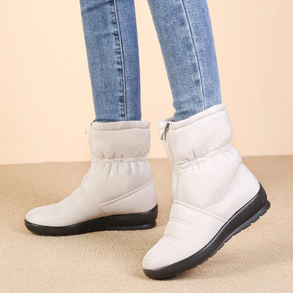 Nivelle - Botas Femininas de Inverno Impermeáveis e Forradas