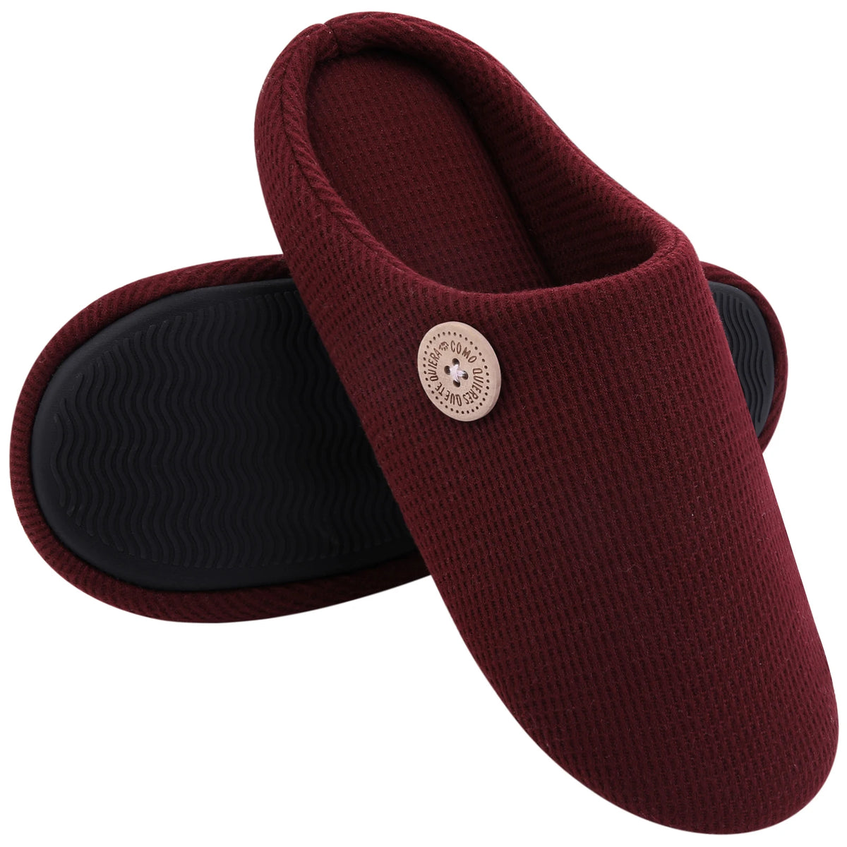 Veldran - Pantufas Unissexo Acolchoadas com Sola Antiderrapante