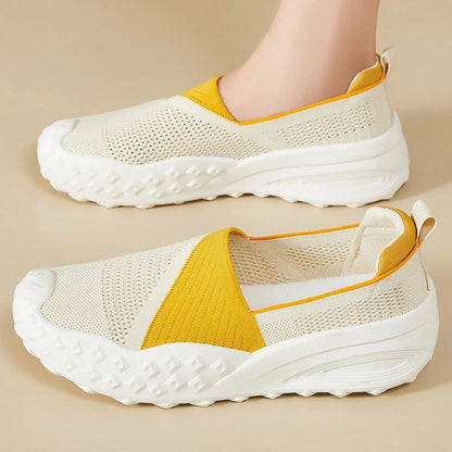 CloudStride Air – Sapatos barefoot respiráveis com sola macia unissexo