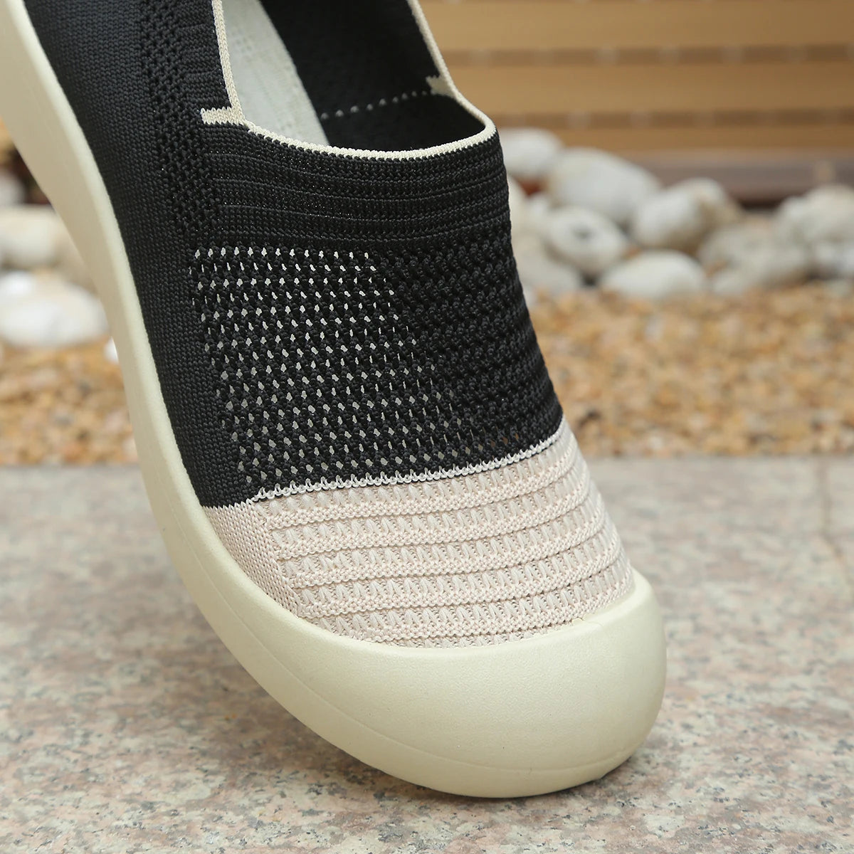 Luna Barefoot Knit – Slip-On Anatómico Feminino