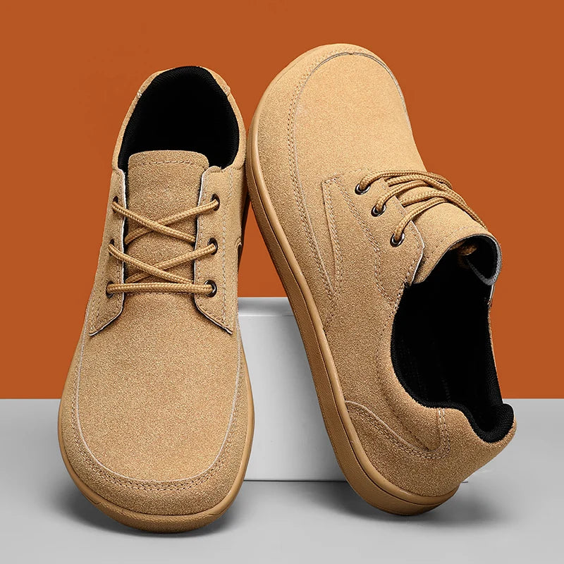 FlexUrban Split – Sapatos Barefoot Minimalistas Em Pele Sintética Para Homem