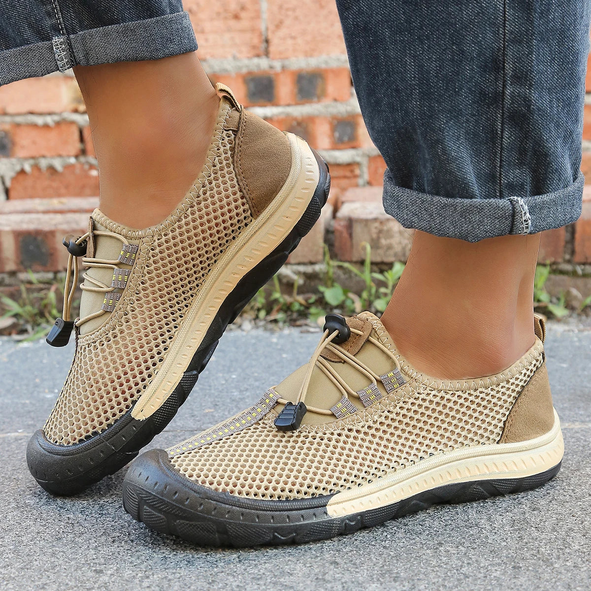 TerraFlex Air – Sapatos barefoot respiráveis em malha de secagem rápida unissexo