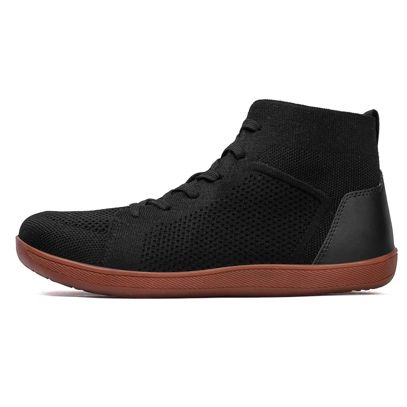 TrailMid Air – Sapatos Barefoot Mid-Top Com Biqueira Larga E Sola Zero Drop Unissexo