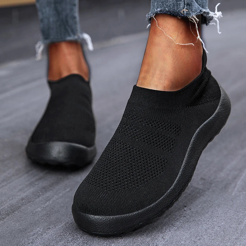 CoreRun Barefoot Lady - Ténis Barefoot Senhora Running Respiráveis Slip-On