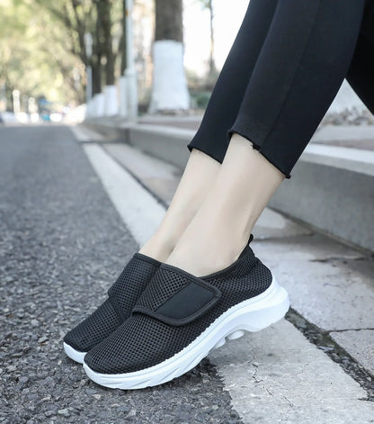 OrthoEase Comfort – Sapatos Ortopédicos Barefoot com Velcro