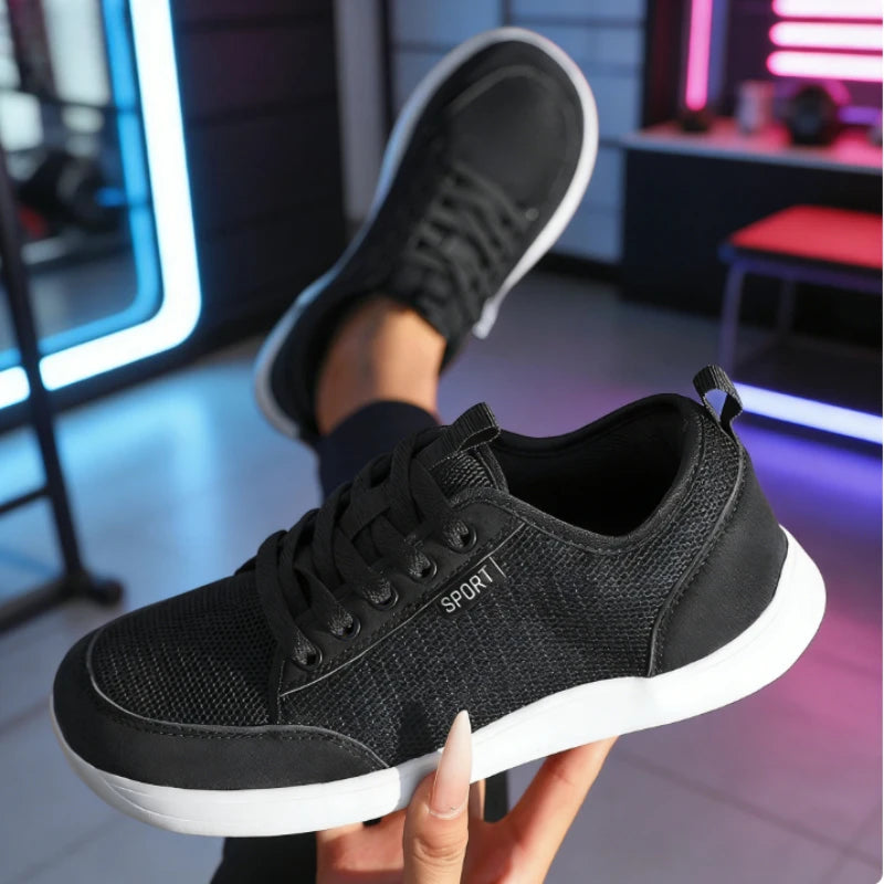TerraFlex Motion – Sapatos barefoot respiráveis com biqueira larga unissexo