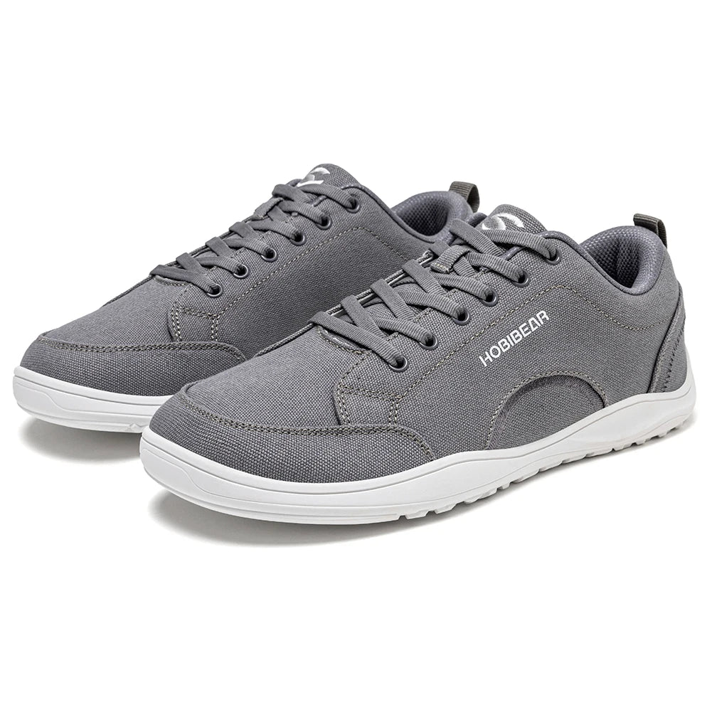 CanvasFlex Core – Sapatos Barefoot Minimalistas Em Canvas Com Biqueira Larga Unissexo