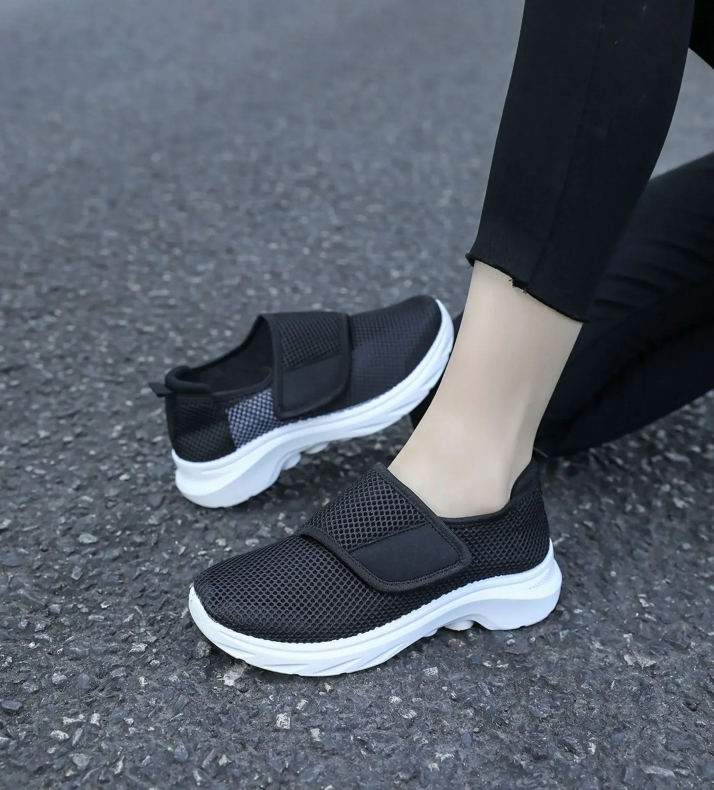OrthoEase Comfort – Sapatos Ortopédicos Barefoot com Velcro